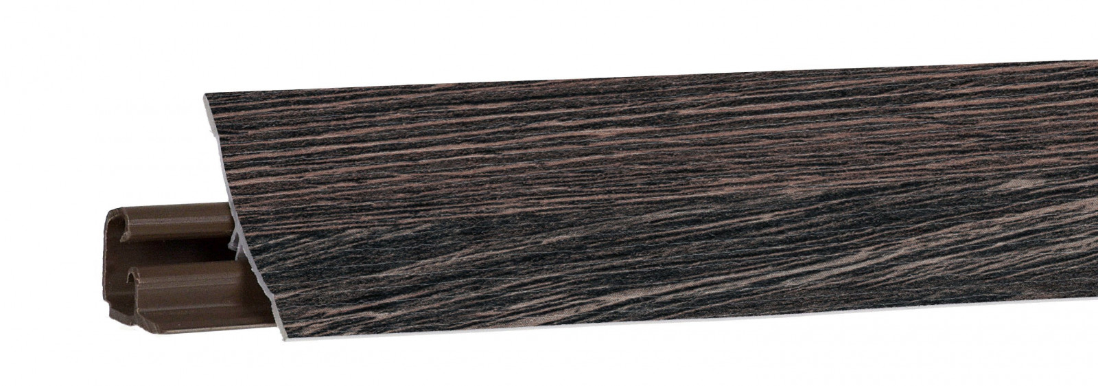Плинтус пристенный, венге панга LB-231-6146 3,0 м - фото - 1