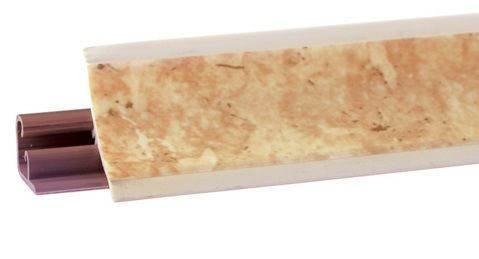 Плинтус пристенный, иерусалимский песок LB-23-667(605) 3,0 м - фото - 1