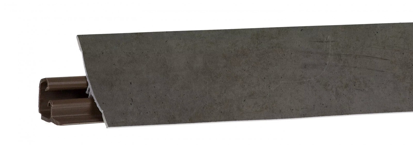 Плинтус пристенный, бетон чикаго темный 3,0 м LB-23-6077 KORNER - фото - 1