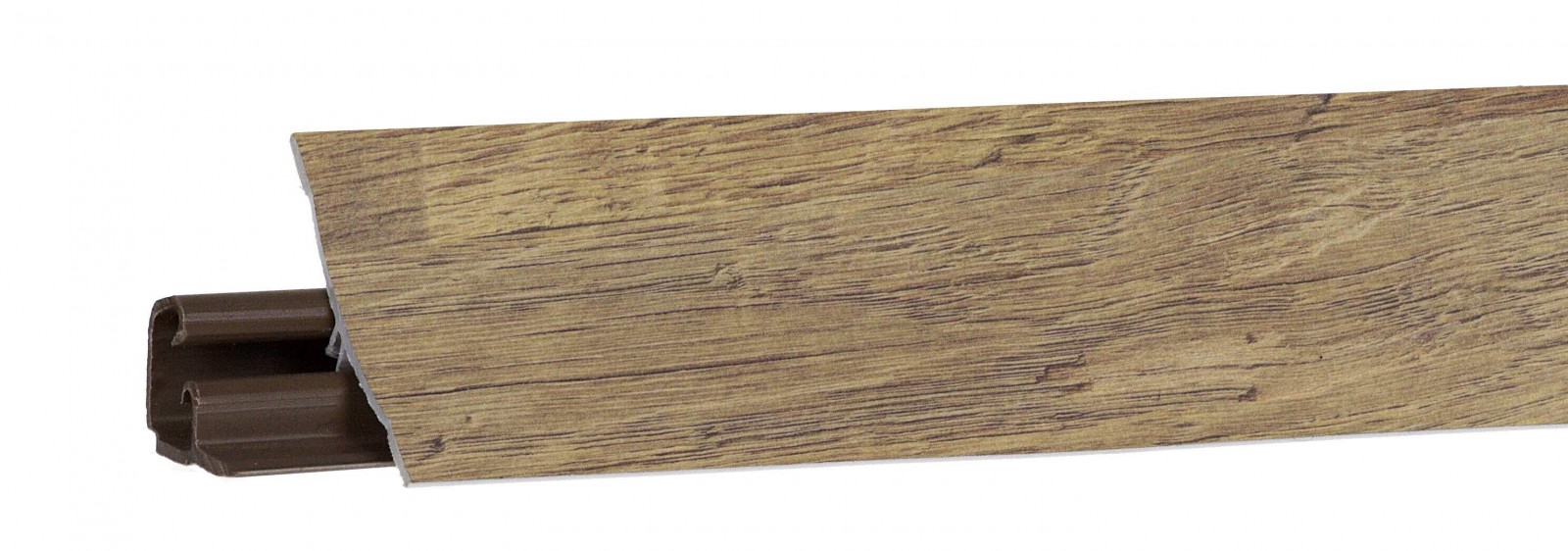 Плинтус пристенный, древесина винтаж натуральная 3,0 м LB-231-7003 KORNER - фото - 1