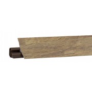 Плинтус пристенный, древесина винтаж натуральная 3,0 м LB-231-7003 KORNER - фото - 1