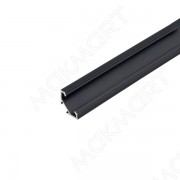 HW.012.1616LG.3000.PR.Black Профиль 1616LG для LED подсветки накладной, L=3000 мм, отделка черный - фото - 1