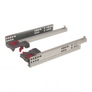 MCS.PDL6.550.O Комплект скрытых направляющих Soft, L=550мм частичного выдвижения, доводчик + замки - фото - 1