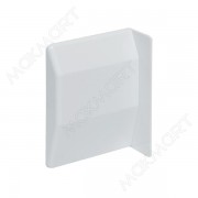 MHB.C07.CP.L1.WH Martex C07 Крышечка декоративная для подвески арт.MHB.C07.BV, левая, цвет белый гл - фото - 1