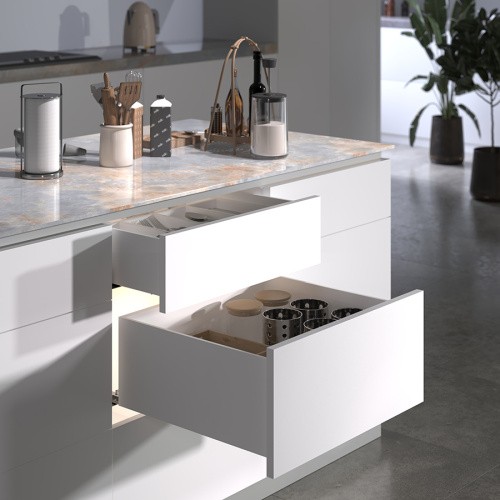M-ART.9M.217500.S.WH M’АртБокс/M’Artbox 9M Soft Комплект ящика H=217, L=500, отделка белая - фото - 1