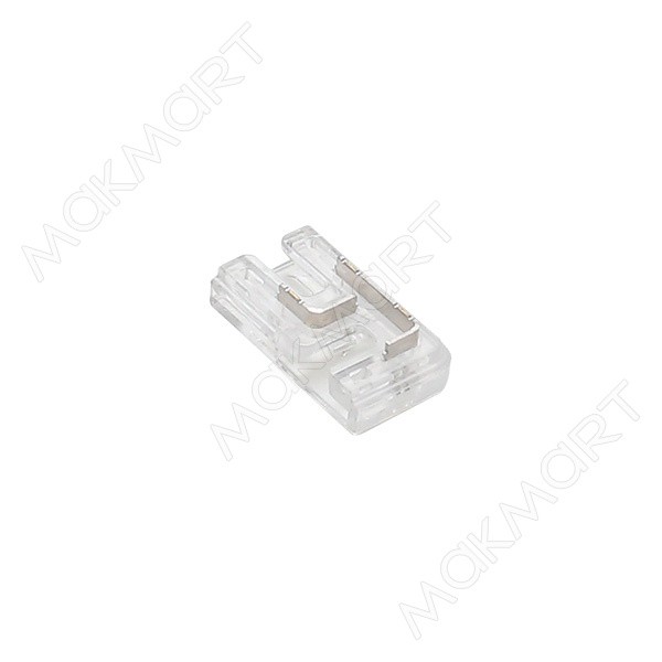 M-COB.SMD.2PIN.8MM.M Коннектор быстрозажимной для ленты угловой (лента–лента), 2-контактный, 8 мм, C - фото - 1