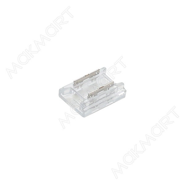 M-COB.SMD.2PIN.8MM.A Коннектор быстрозажимной для ленты (лента–лента), 2-контактный, 8 мм, COB/SMD - фото - 1