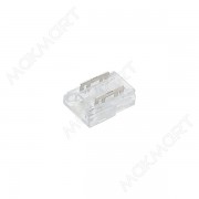 M-COB.SMD.2PIN.8MM.D Коннектор быстрозажимной для ленты (провод–лента), 2-контактный, 8 мм, COB/SMD - фото - 1
