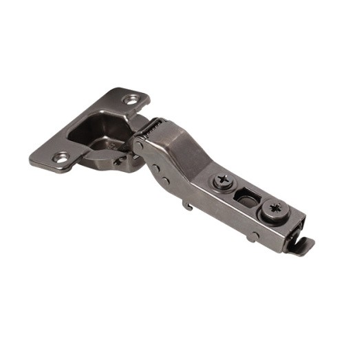 MH.614.21.S08.B МakMart Corso Петля 105 полунакладная с доводчиком, Clip-on (cam), отделка черный н - фото - 1