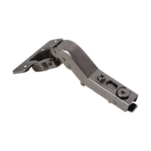 MH.614.21.P30.BN МakMart Corso Петля 30 (105) угловая с доводчиком, Clip-on (cam), отделка черный ни - фото - 1