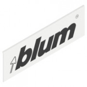 Legrabox Внешняя заглушка с лого "Blum", бел.ш., симм. ZA7.0700.BLABD V1000SW-M - фото - 1